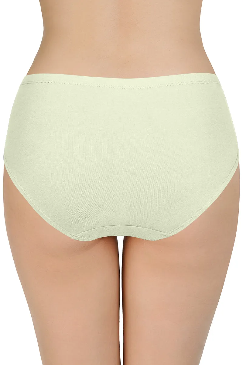 100% Cotton Hipster Panty Pack (Pack of 3) - D012 - Solid