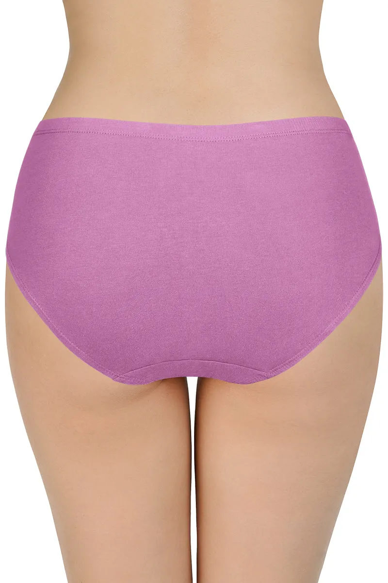 100% Cotton Hipster Panty Pack (Pack of 3) - D014 - Solid