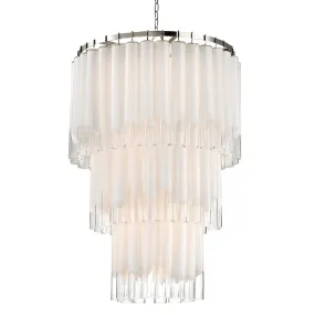 16 Light Pendant from the Tyrell Collection in Polished Nickel Finish by Hudson Valley