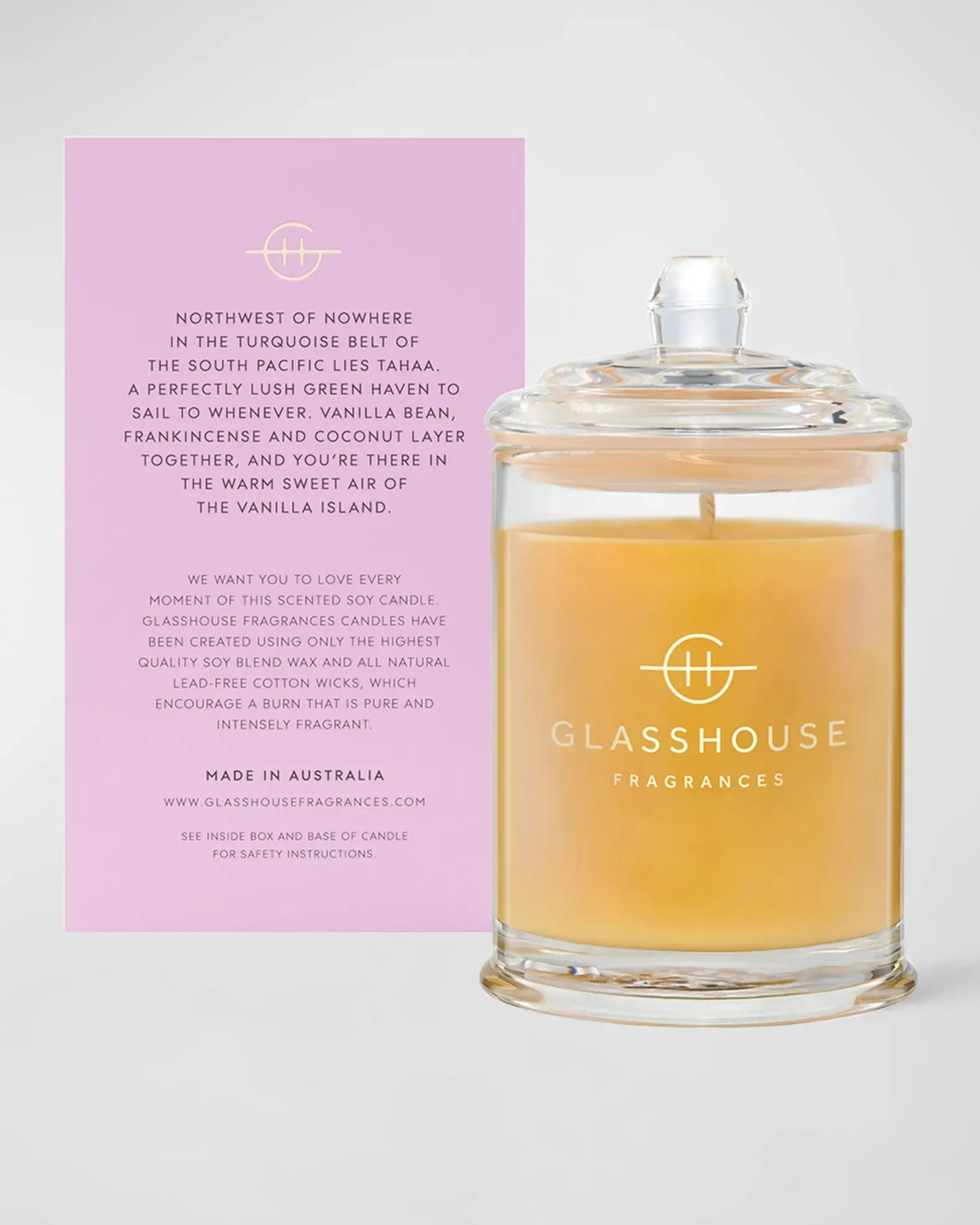 2.1 oz. A Tahaa Affair, Glasshouse Candle