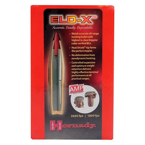 270 Caliber Bullets - 145 Grains, ELD-X, Per 100