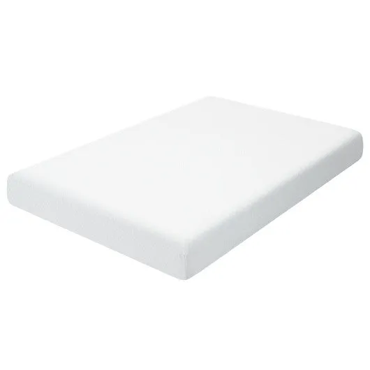 8 Inch Foam Medium Firm Mattress with Jacquard Cover-Twin Size