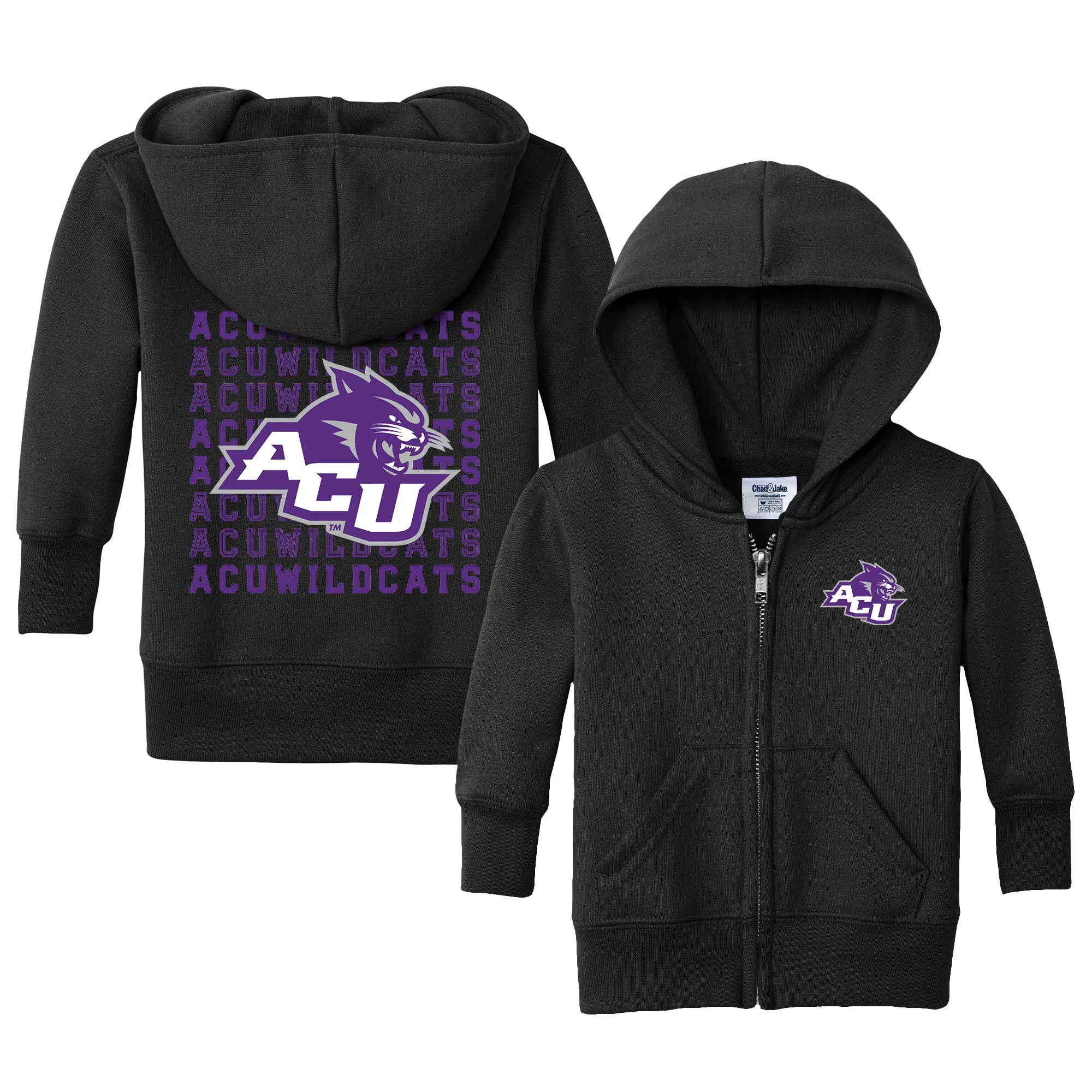 Abilene Christian University Wildcats Retro Infant Full-Zip Sweatshirt