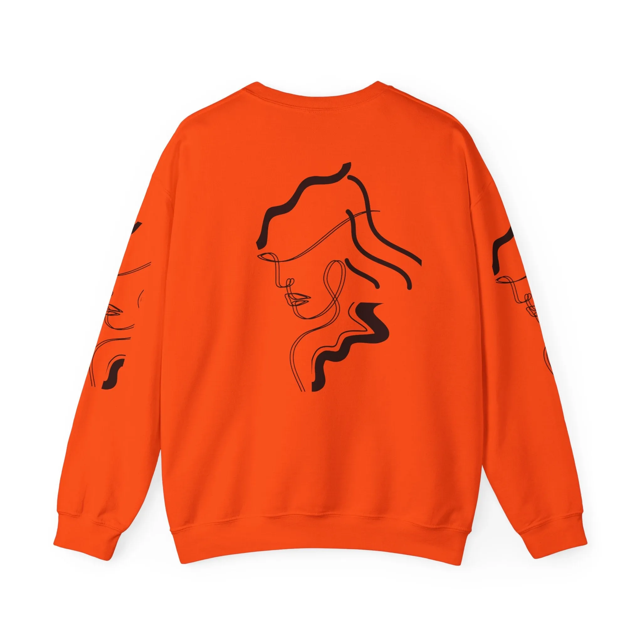 Abstract Line Art Sweatshirt - Minimal and Elegant Design