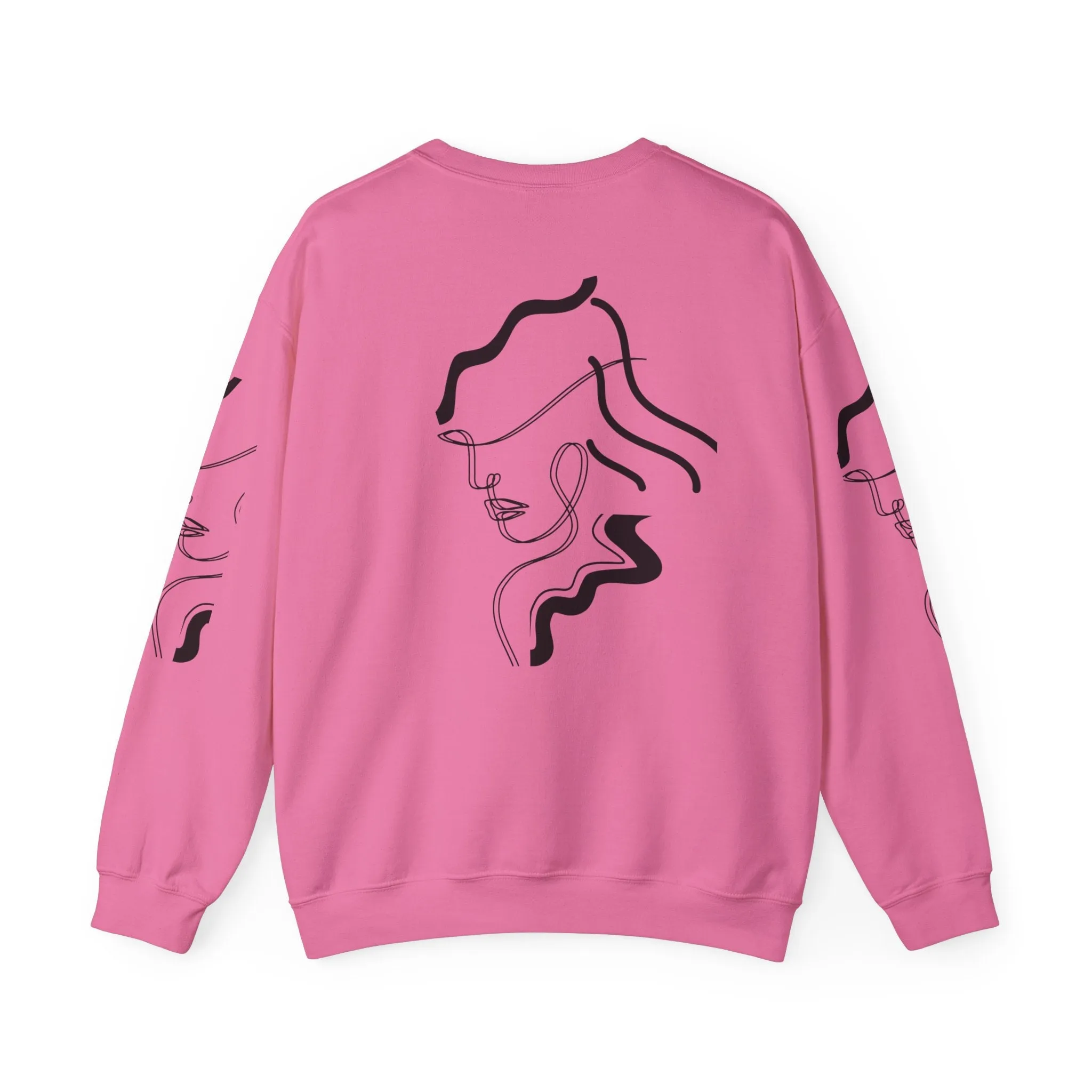 Abstract Line Art Sweatshirt - Minimal and Elegant Design