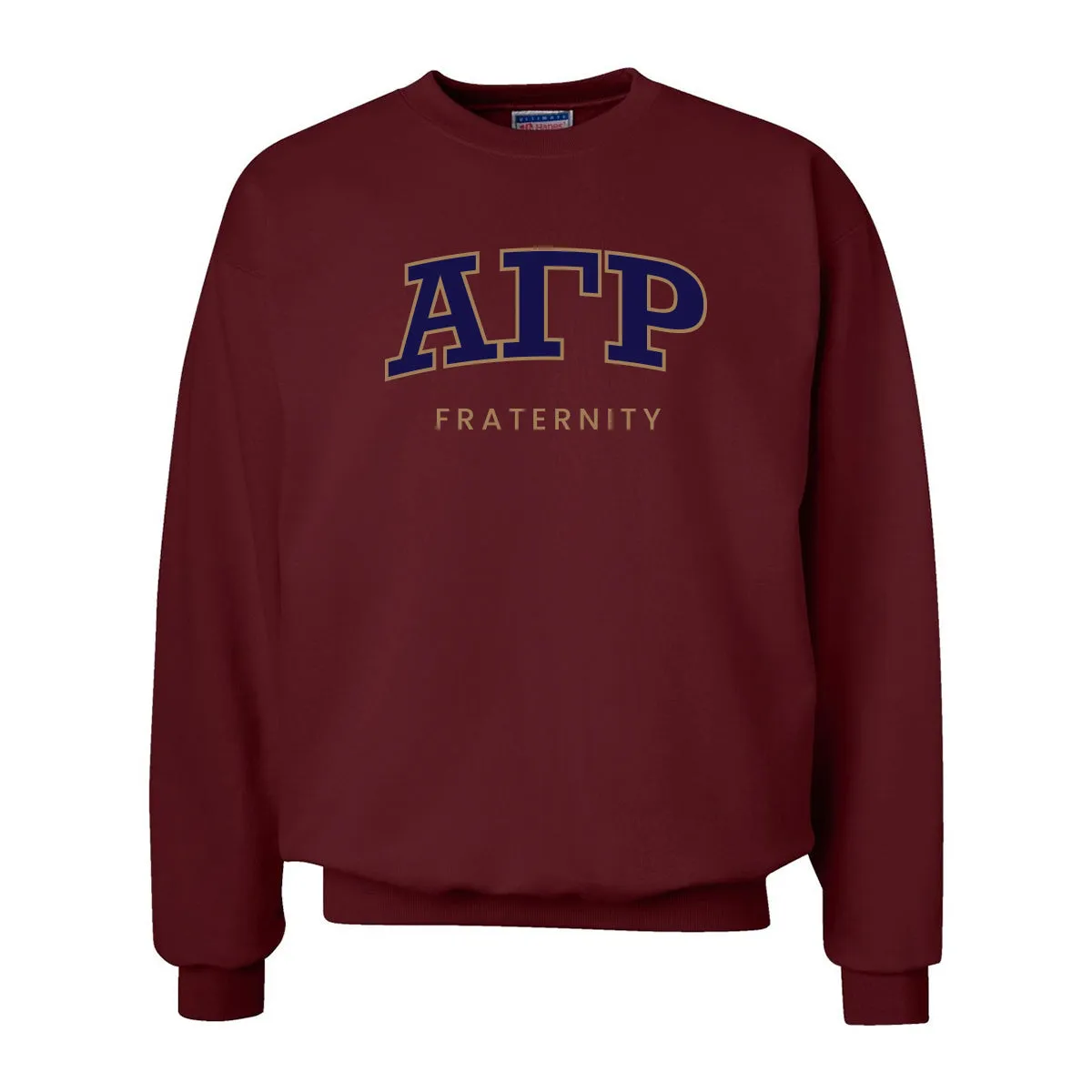 AGR Maroon Old School Crewneck