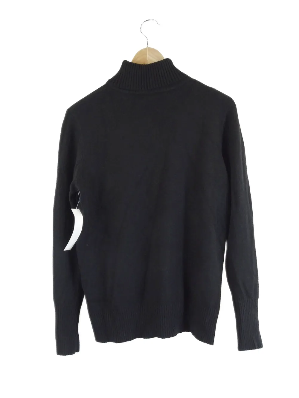 Amelius 'Manor' Black Knit Turtle Neck Jumper M | BNWT