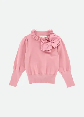 Angel's Face Girls Rosaria Tea Rose Jumper Sweater