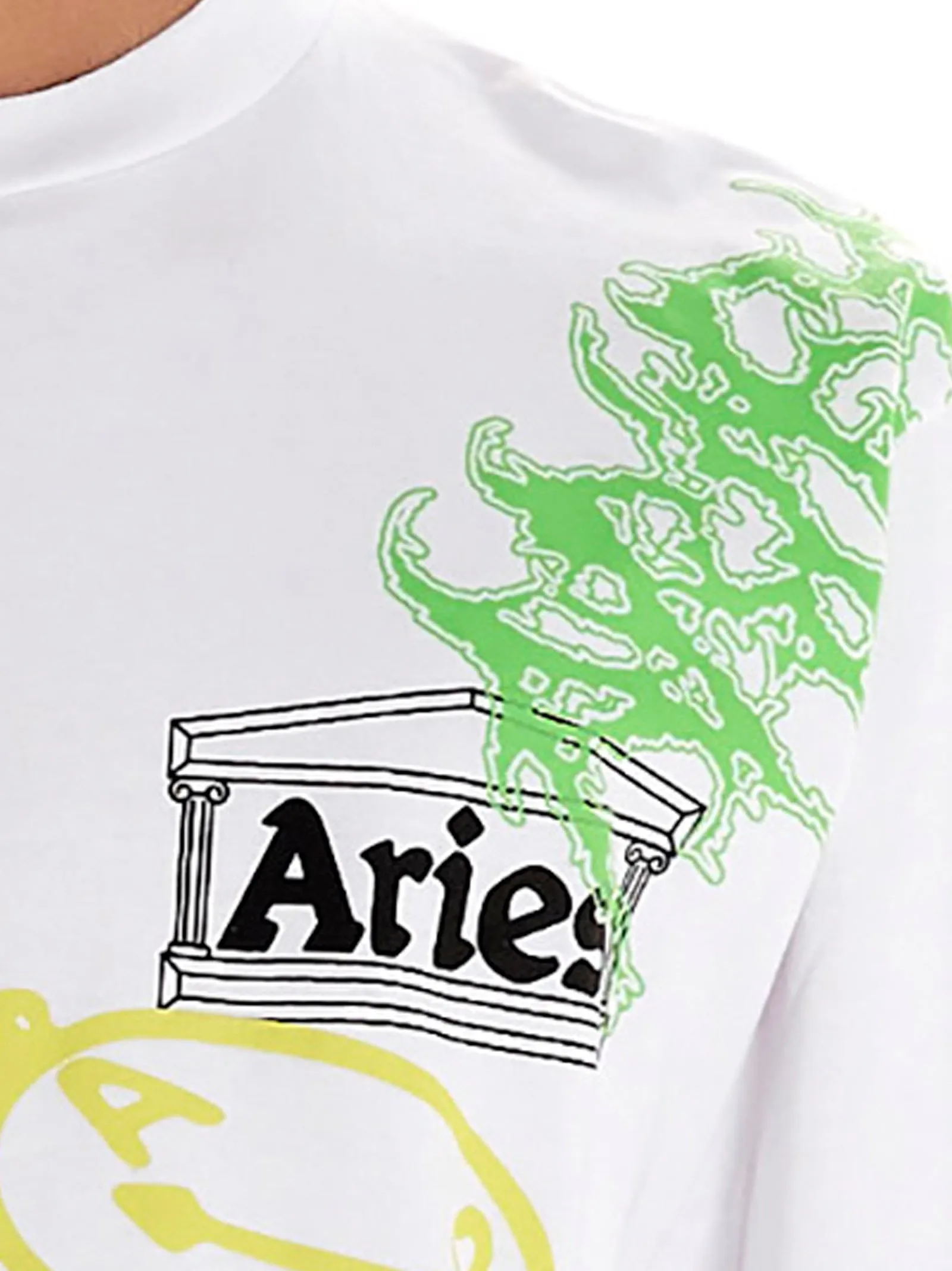 Aries Logo Intarsia Crewneck Jumper