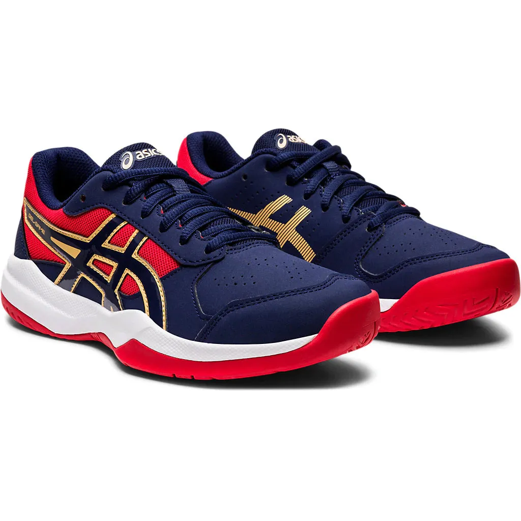 Asics Gel Game 7 Peacoat Red Juniors Tennis Shoes