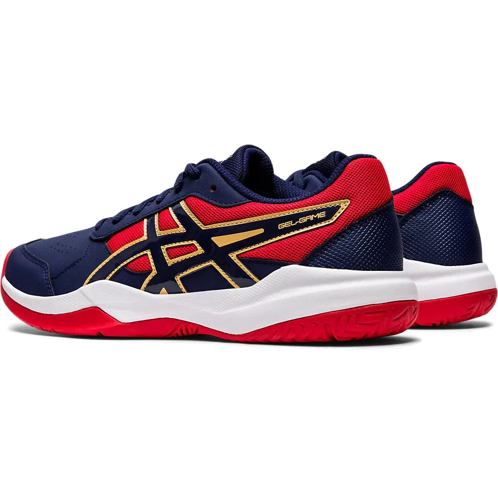 Asics Gel Game 7 Peacoat Red Juniors Tennis Shoes