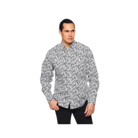 Avalon Men's Western Printed Long Sleeve Shirt