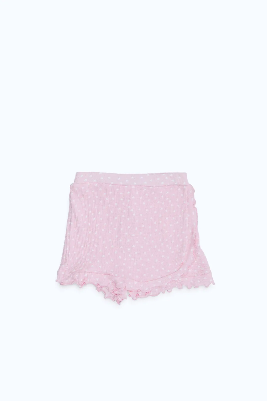 Baby Girls Pink Floral Skirt