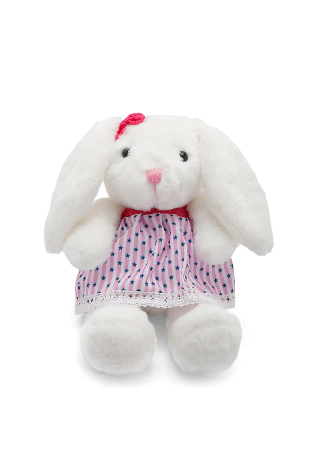 Baby Pink Rabbit Toy With Skirt