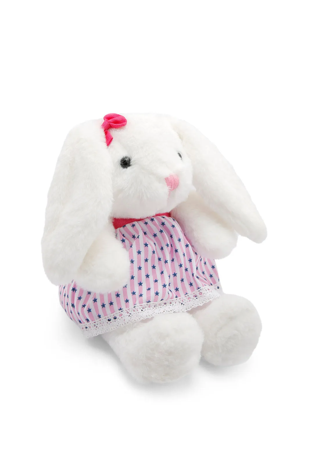 Baby Pink Rabbit Toy With Skirt