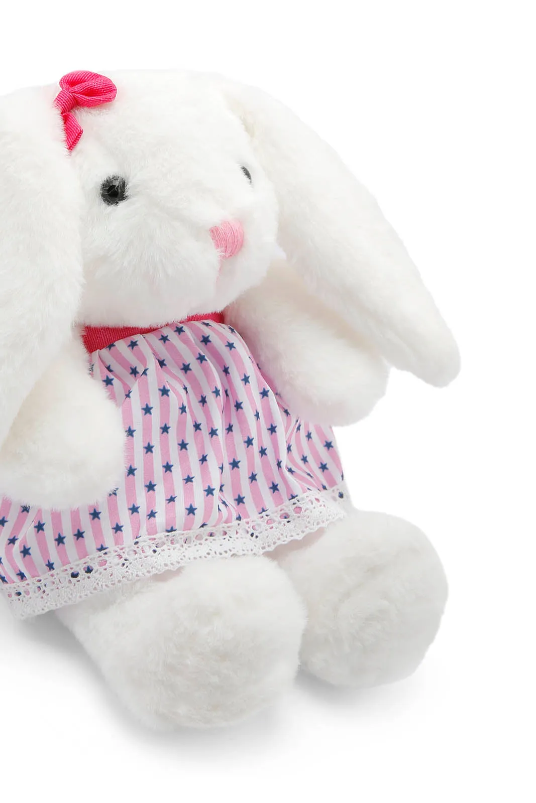 Baby Pink Rabbit Toy With Skirt