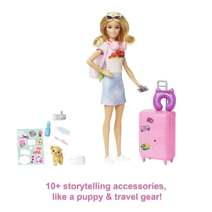 Barbie - Barbie Travel Set With Puppy