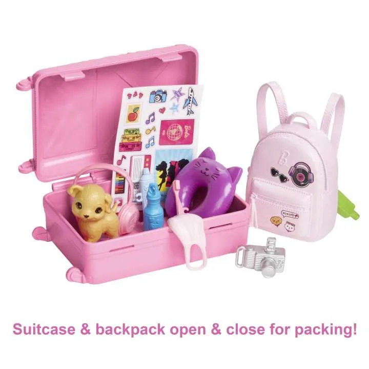 Barbie - Barbie Travel Set With Puppy