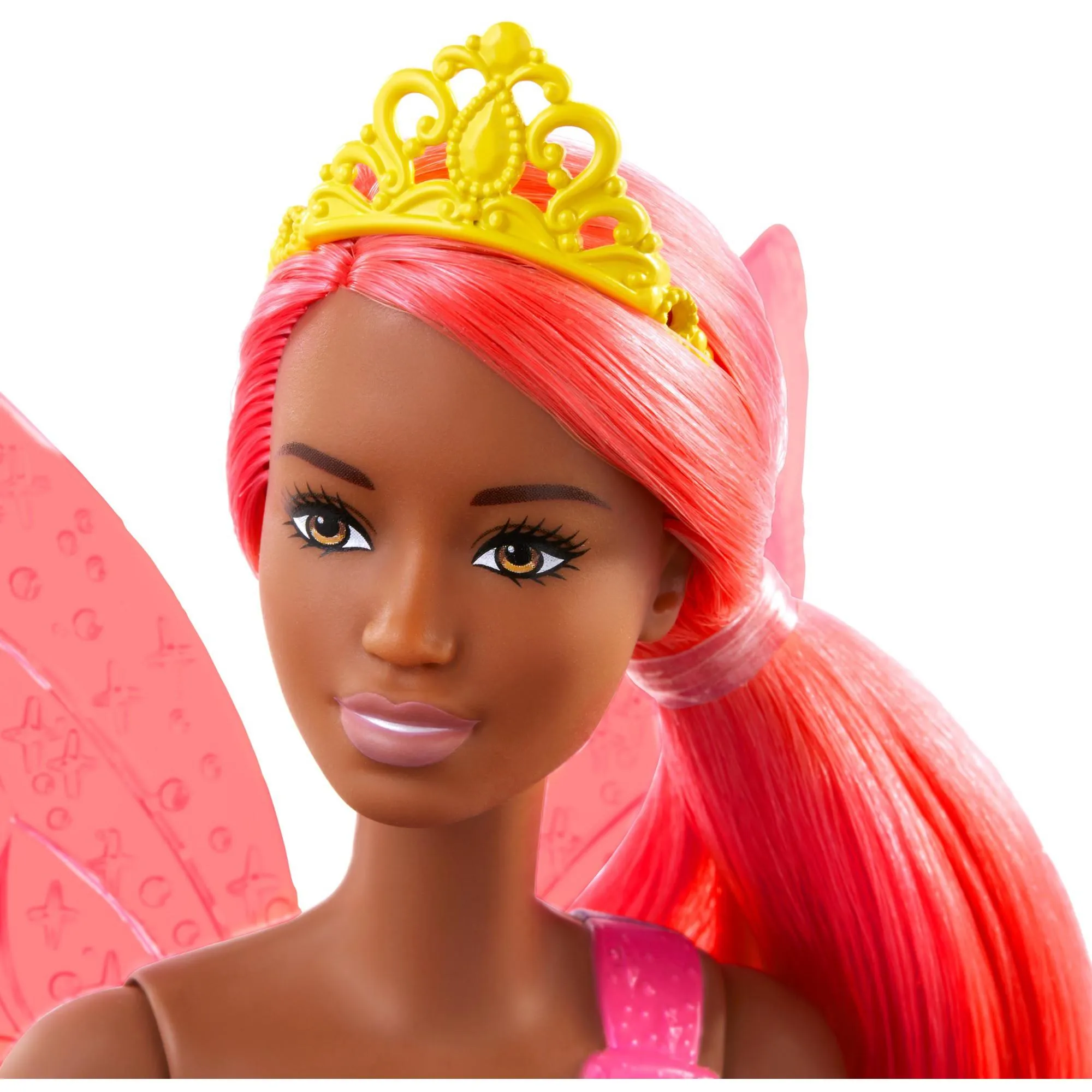 Barbie Dreamtopia Fairy Doll 12-Inch, Pink Hair, With Wings and Tiara