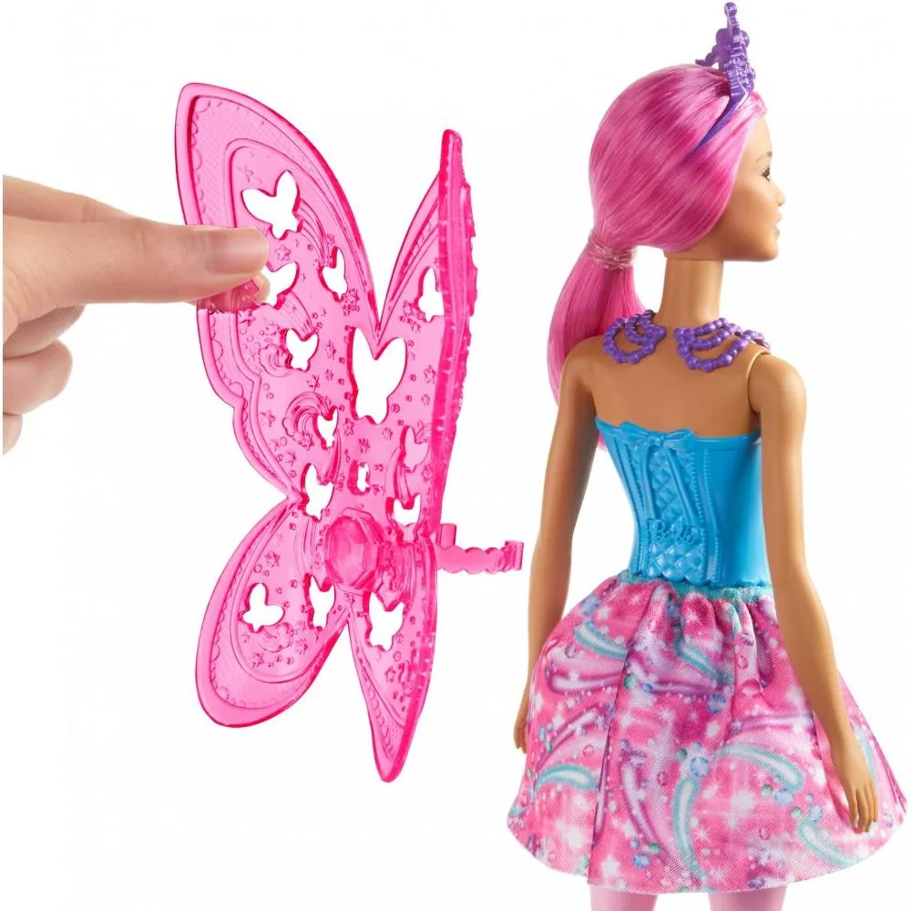 Barbie Dreamtopia Fairy Doll 12-Inch Pink Hair