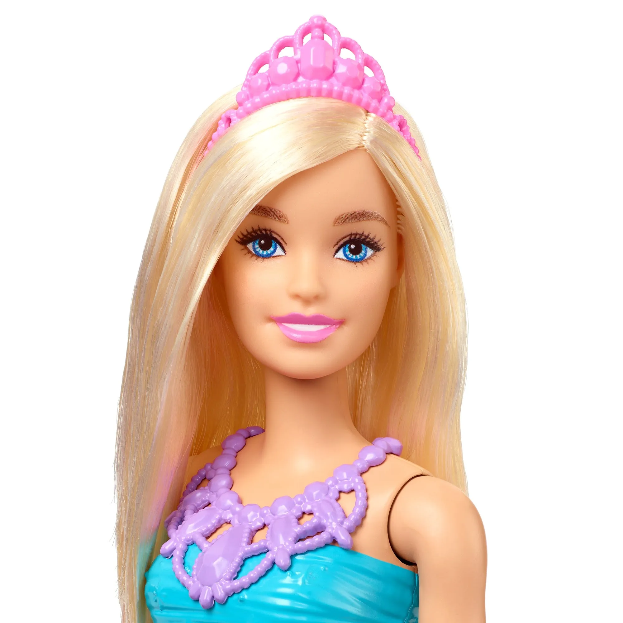 Barbie Dreamtopia Princess Blonde Doll Wearing Pink Skirt, Shoes and Tiara for Kids Ages 3 