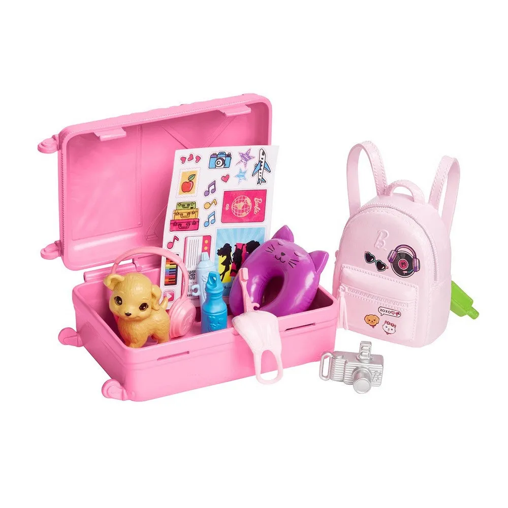 Barbie Malibu Travel Set with Puppy Doll &  Accessories