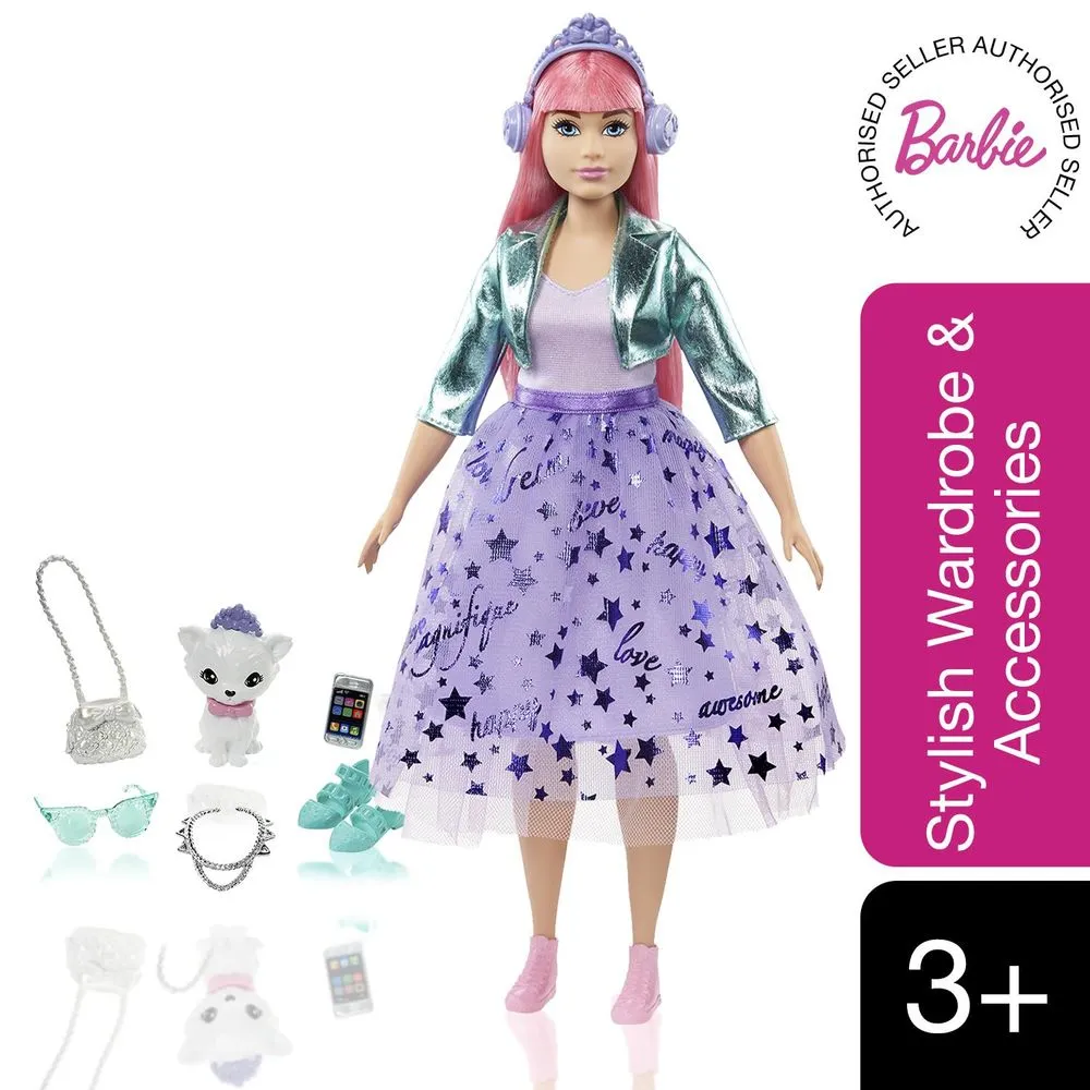 Barbie Princess Adventure Daisy Doll with Pet - Dream Big Playset!