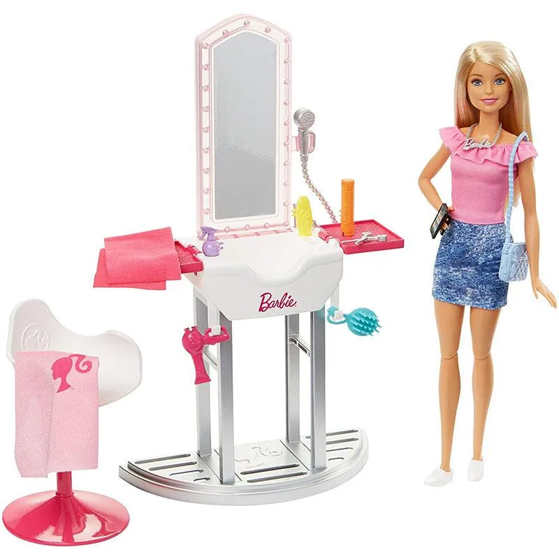 Barbie Salon Doll & Accessories - Blonde