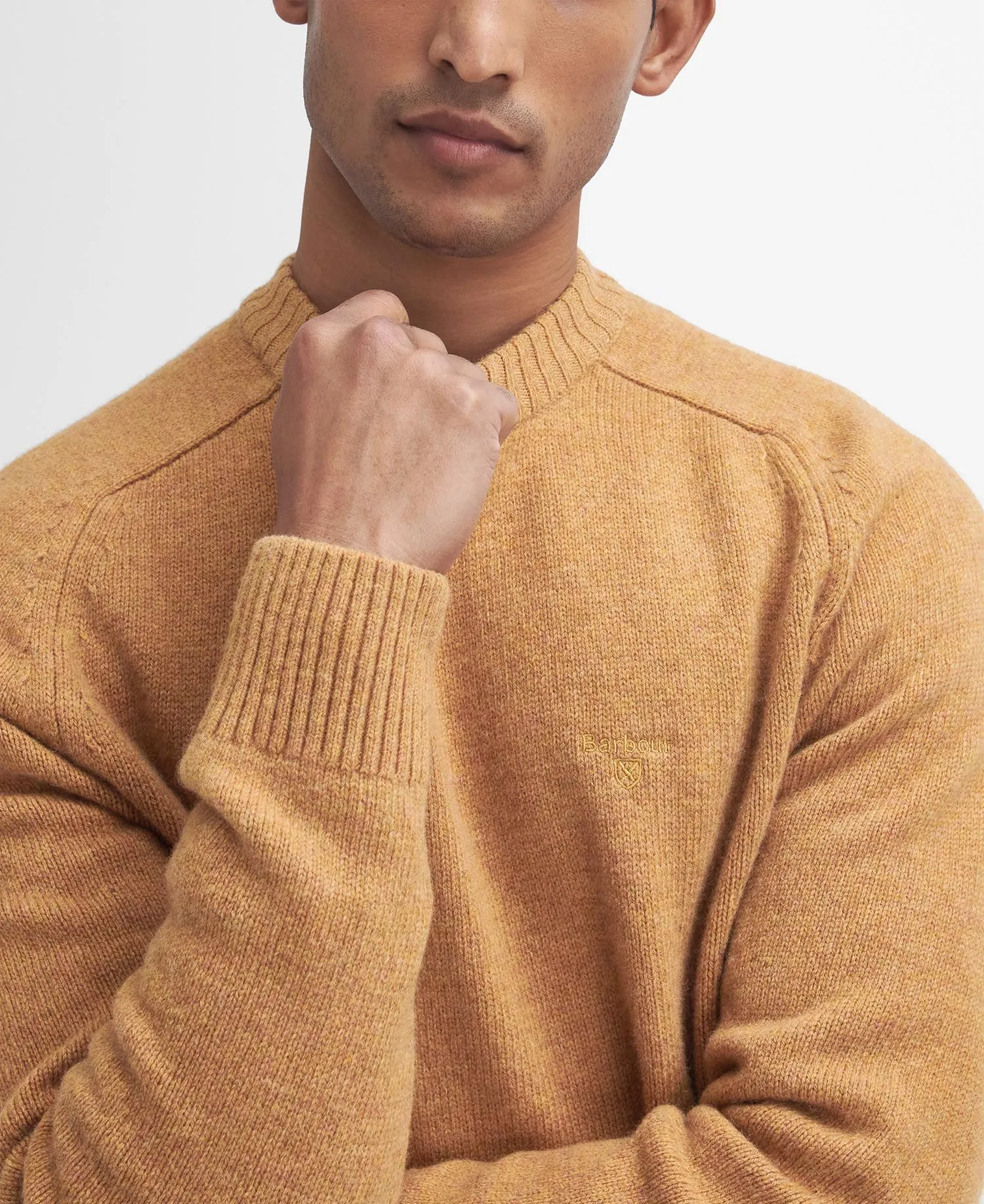 Barbour - Grangetown Merino Crew Neck Sweater, Harvest Gold