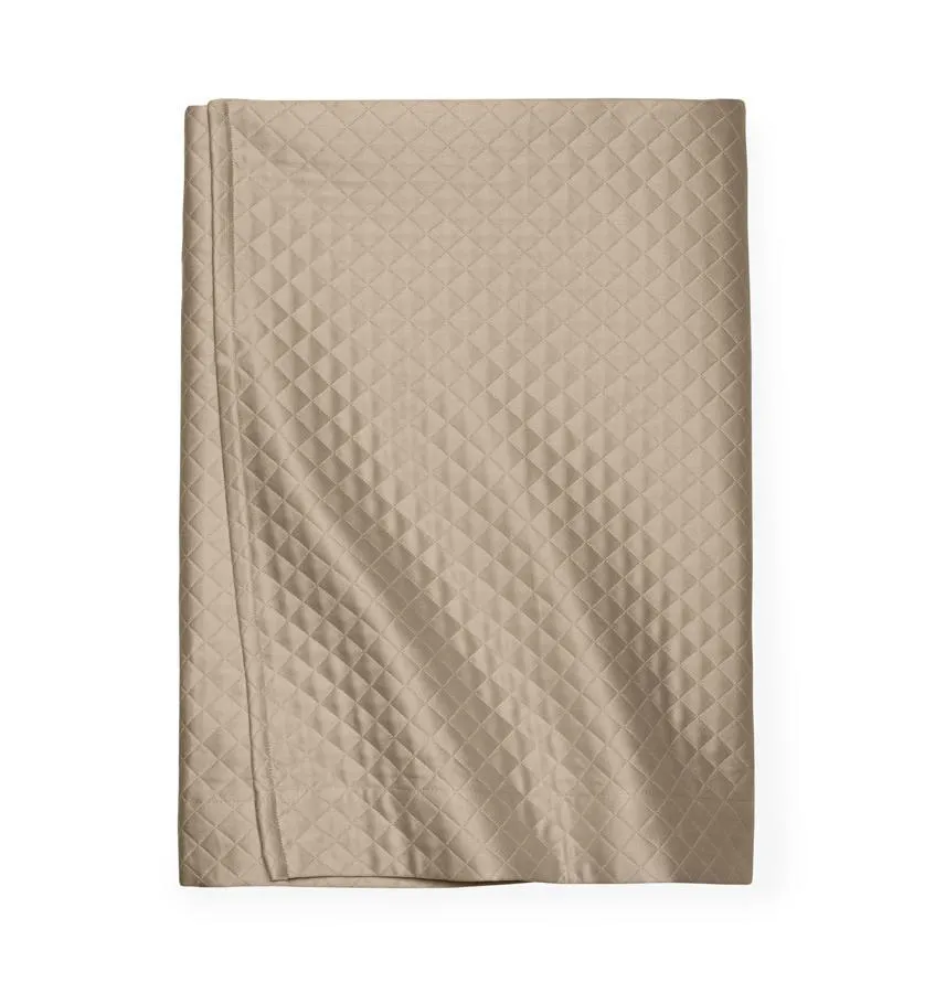 Bari Taupe Bed Skirt by Sferra