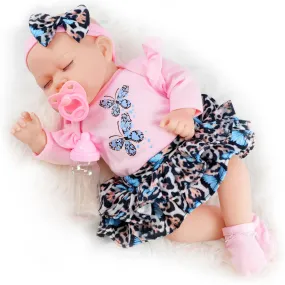 BiBi Reborn Doll Sleeping Girl "Bella" (43 cm / 17")