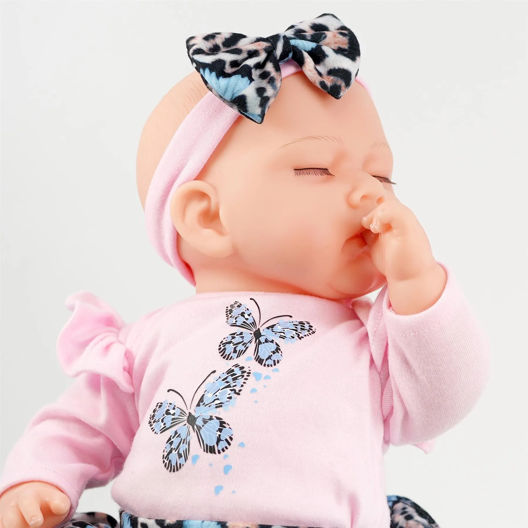 BiBi Reborn Doll Sleeping Girl "Bella" (43 cm / 17")