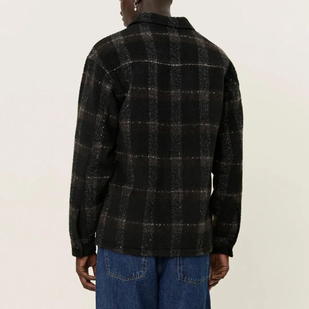 Black Charcoal Jayce Plaid Overshirt