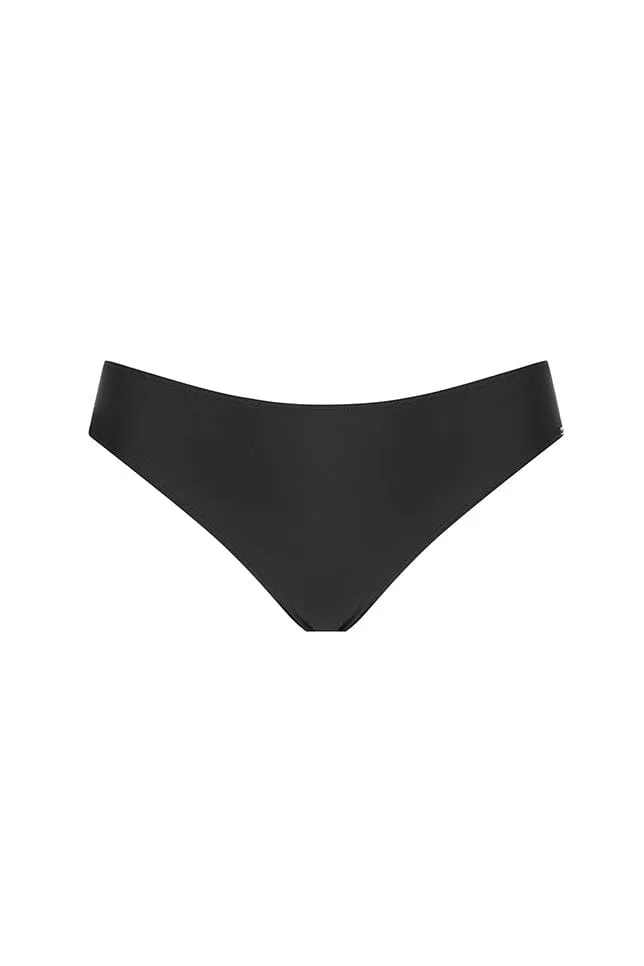 Black Hipster Pant Bikini Bottoms