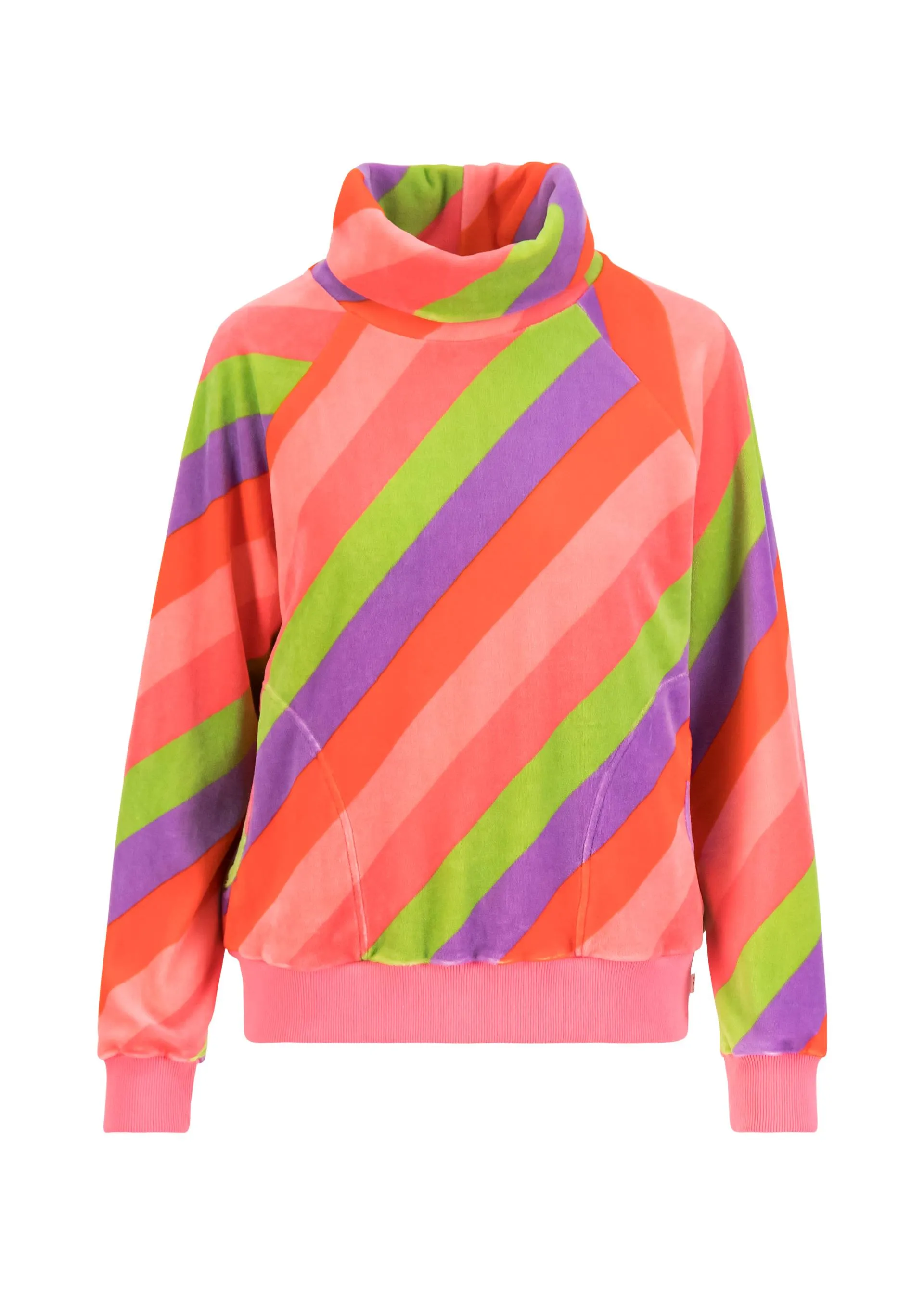 Blutsgeschwister Love and Justice Stripe Velvet Grand Mystic Sweater