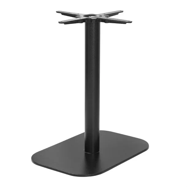 Bolero Black Cast Iron Table Base 720x420x600mm - FU548