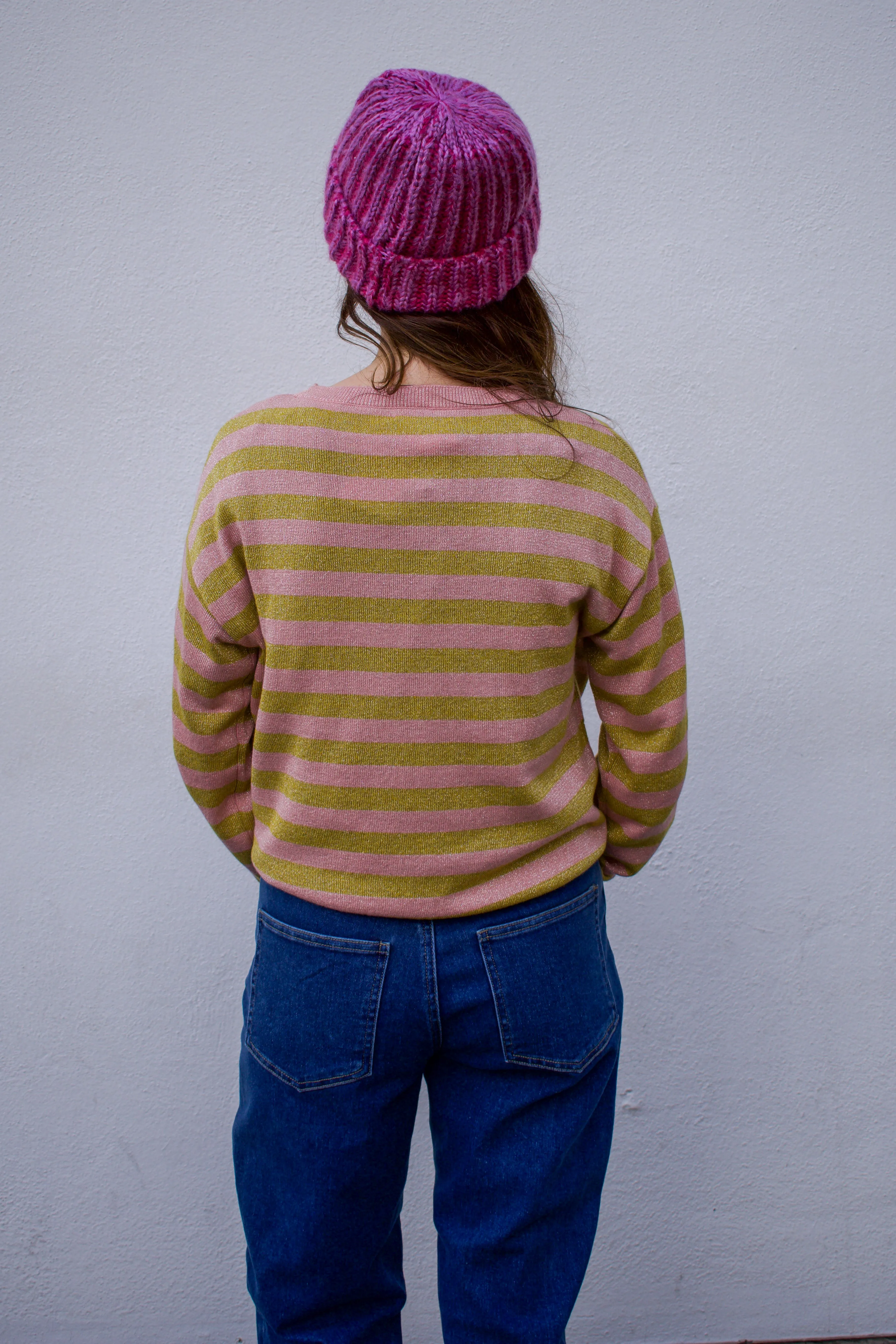 Bonté Ottilie Olive/Rose Jumper