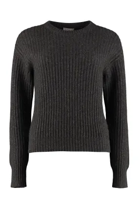 Brunello Cucinelli Crewneck Ribbed Jumper