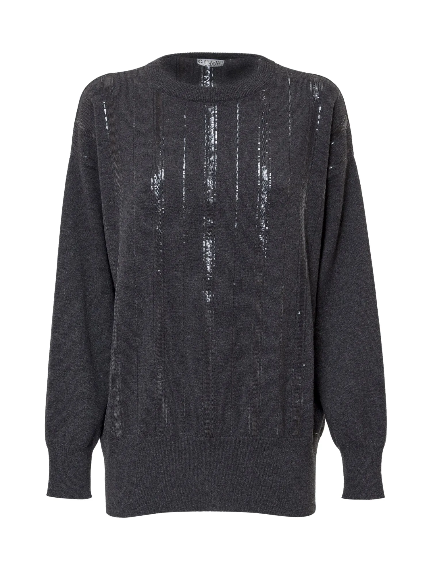 Brunello Cucinelli Sequin Embellished Crewneck Jumper