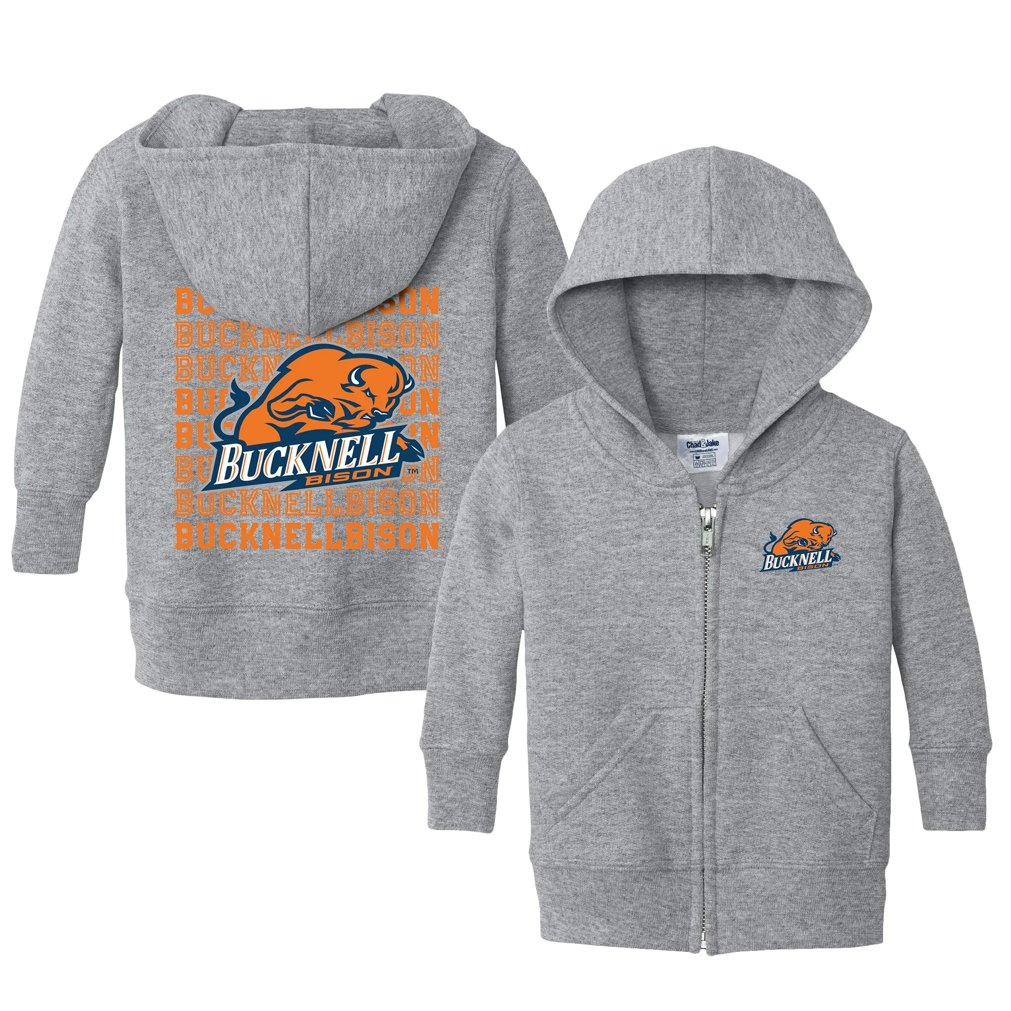 Bucknell Bisons Retro Infant Full-Zip Sweatshirt