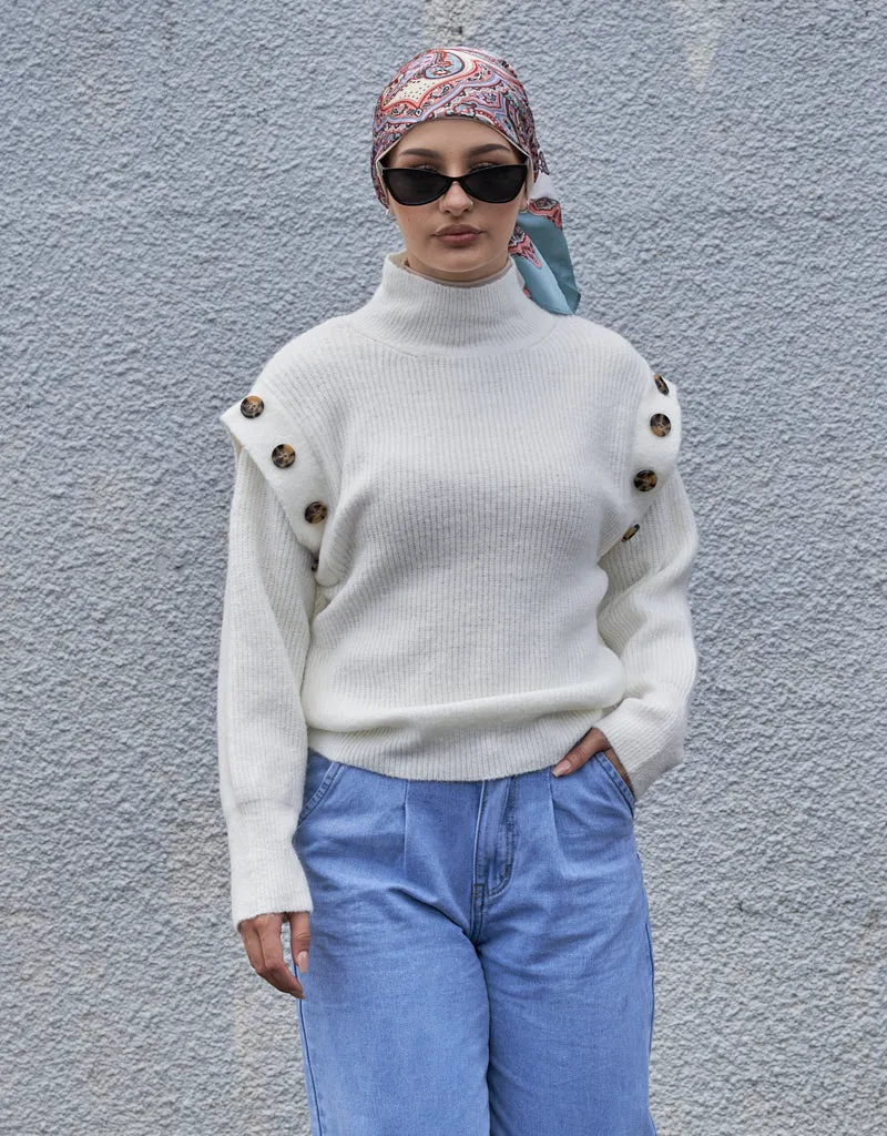 Button Knit Jumper