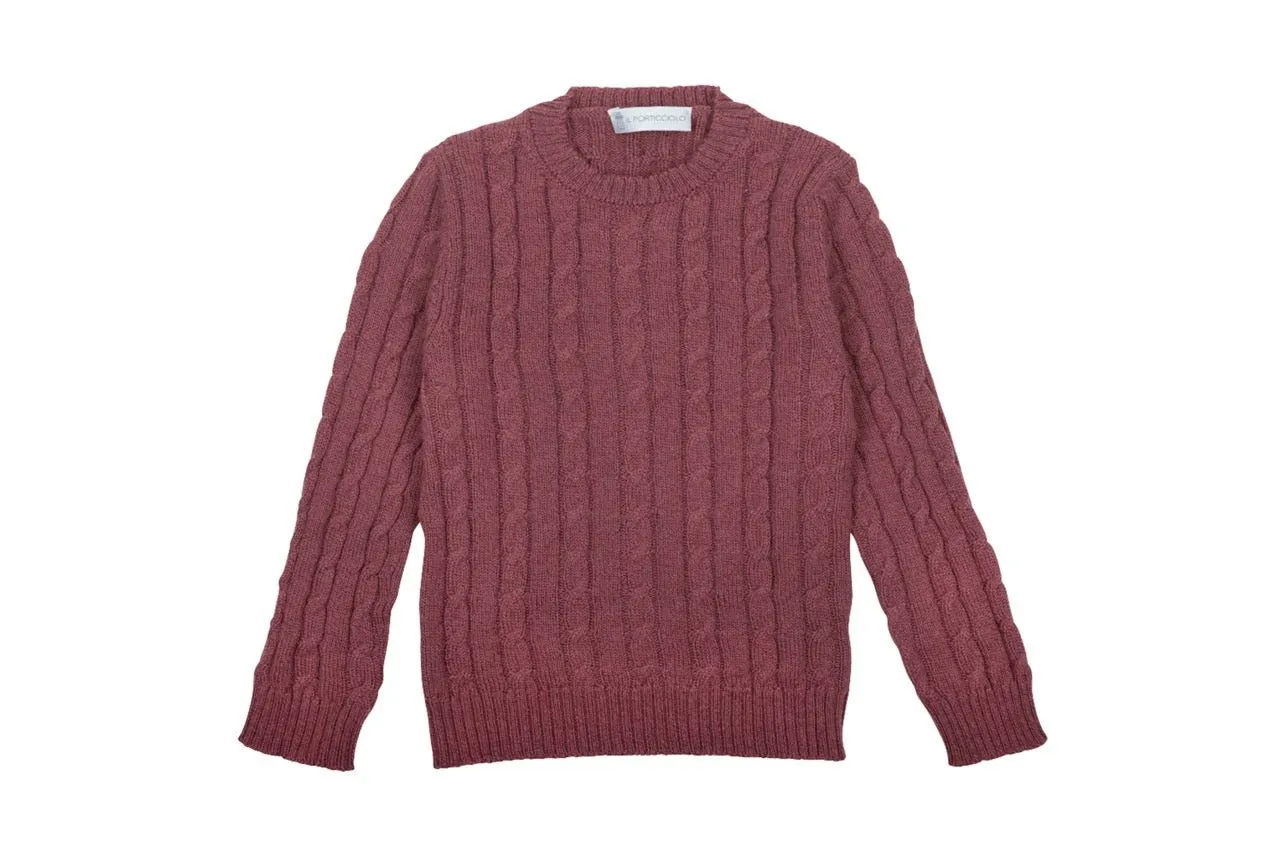 Cable Knit Jumper - Prugne