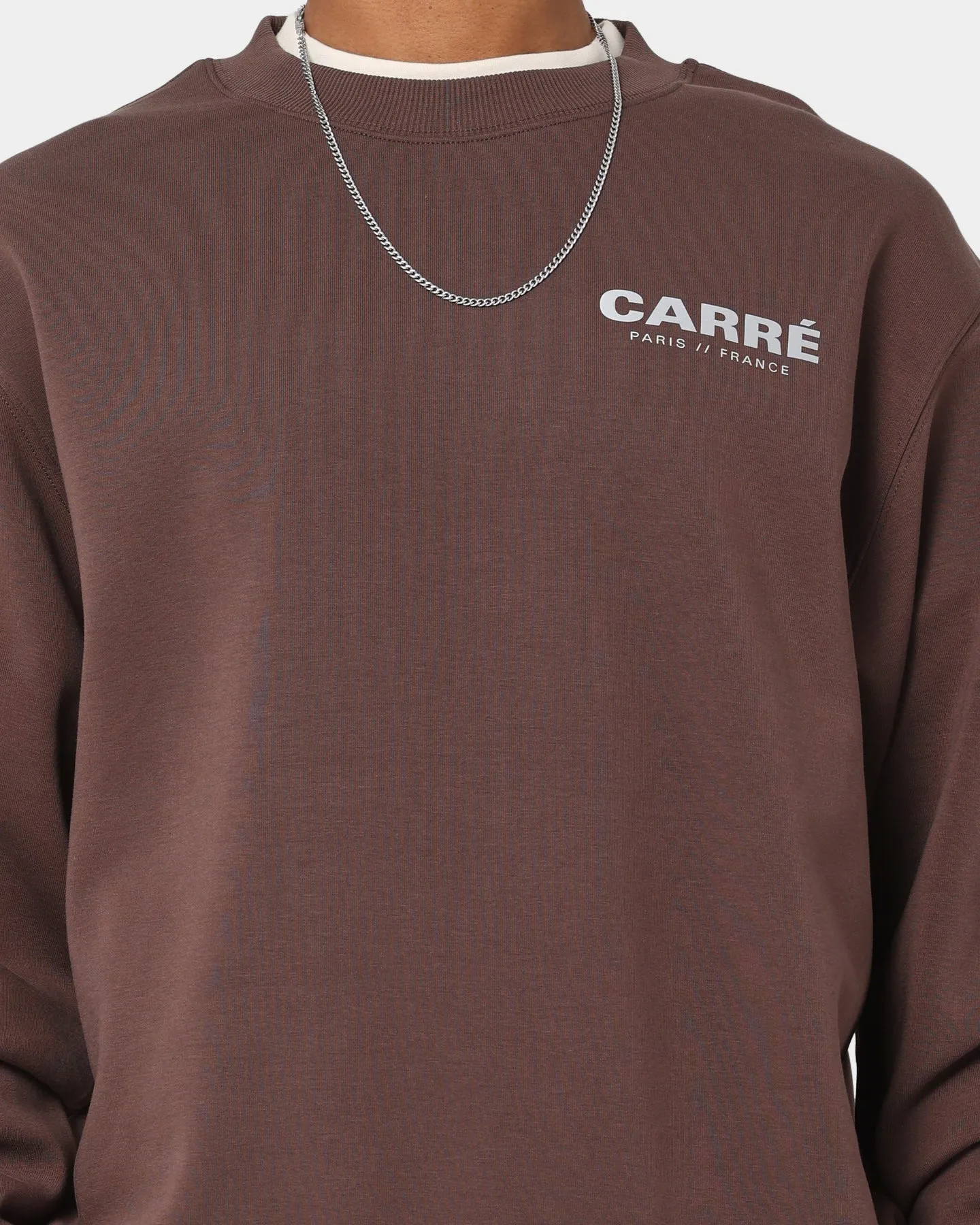 Carré Motion Crewneck Dark Brown