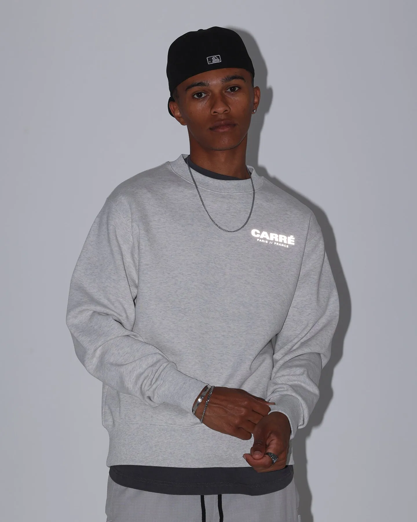 Carré Motion Crewneck Light Marle