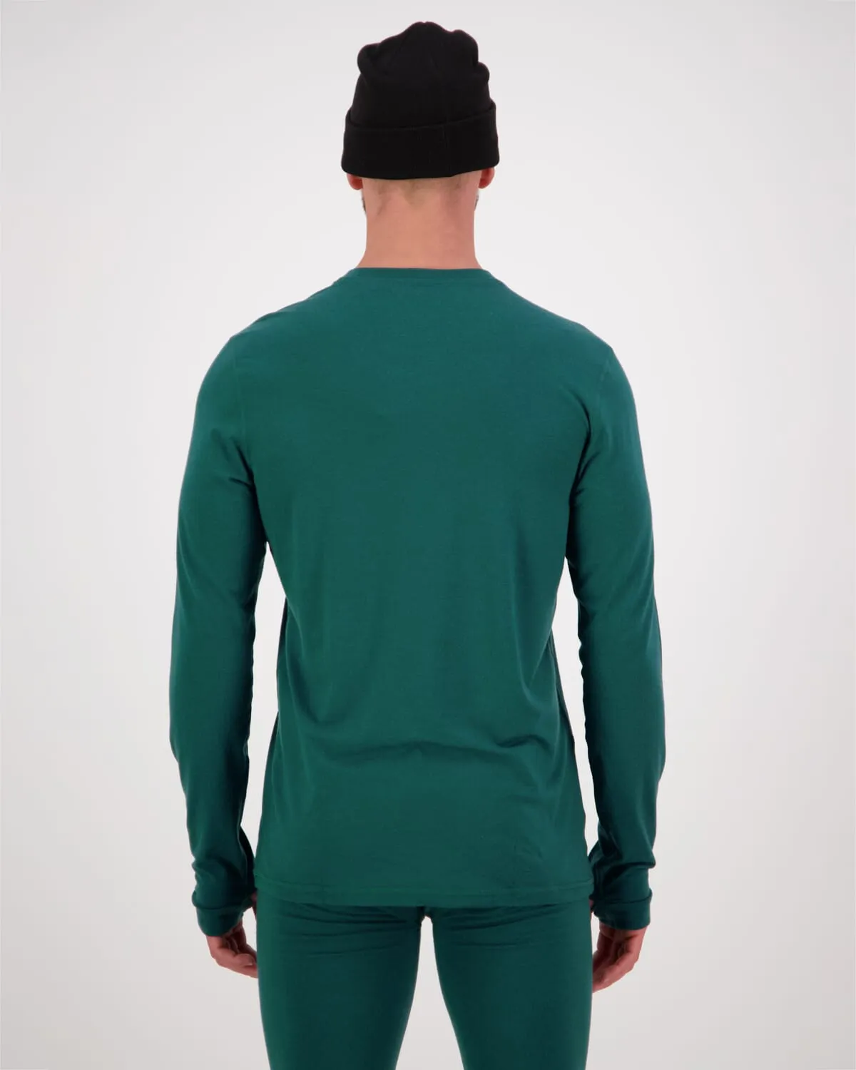 Cascade Merino Base Layer Long Sleeve - Evergreen