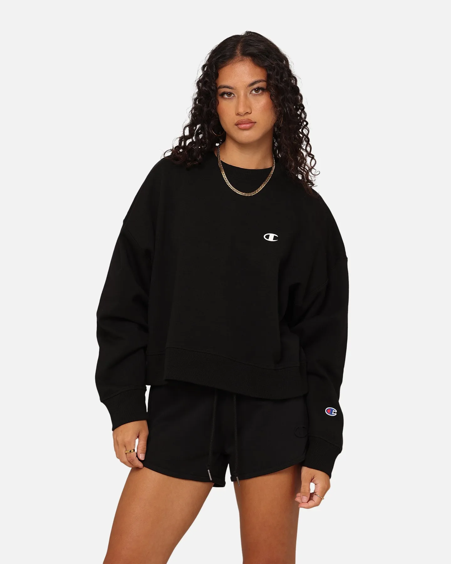 Champion Women's Rochester Base Crewneck Black