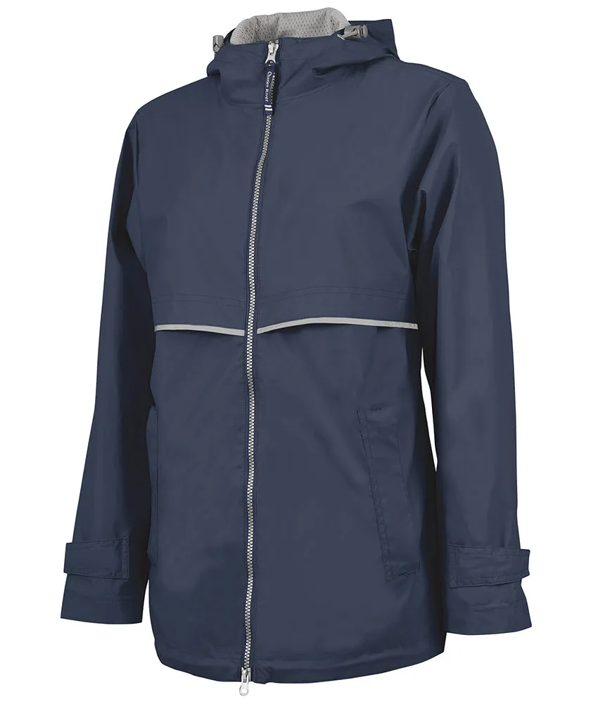 Charles River New Englander Rain Jacket, Navy