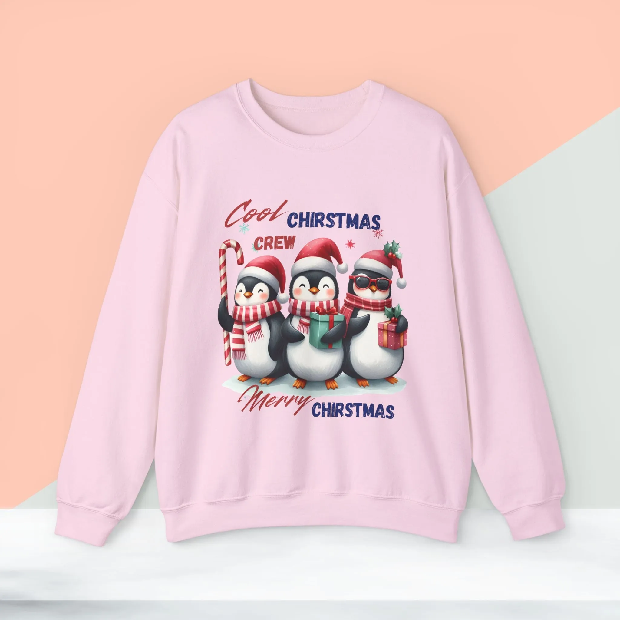 Cool Christmas Crew Christmas Sweatshirt - Unisex Heavy Blend, Merry Christmas, Festive, Christmas Gift, Crewneck, merry Christmas Sweatshirt, Christmas Sweatshirt  Christmas Gift, Festive Sweatshirt.