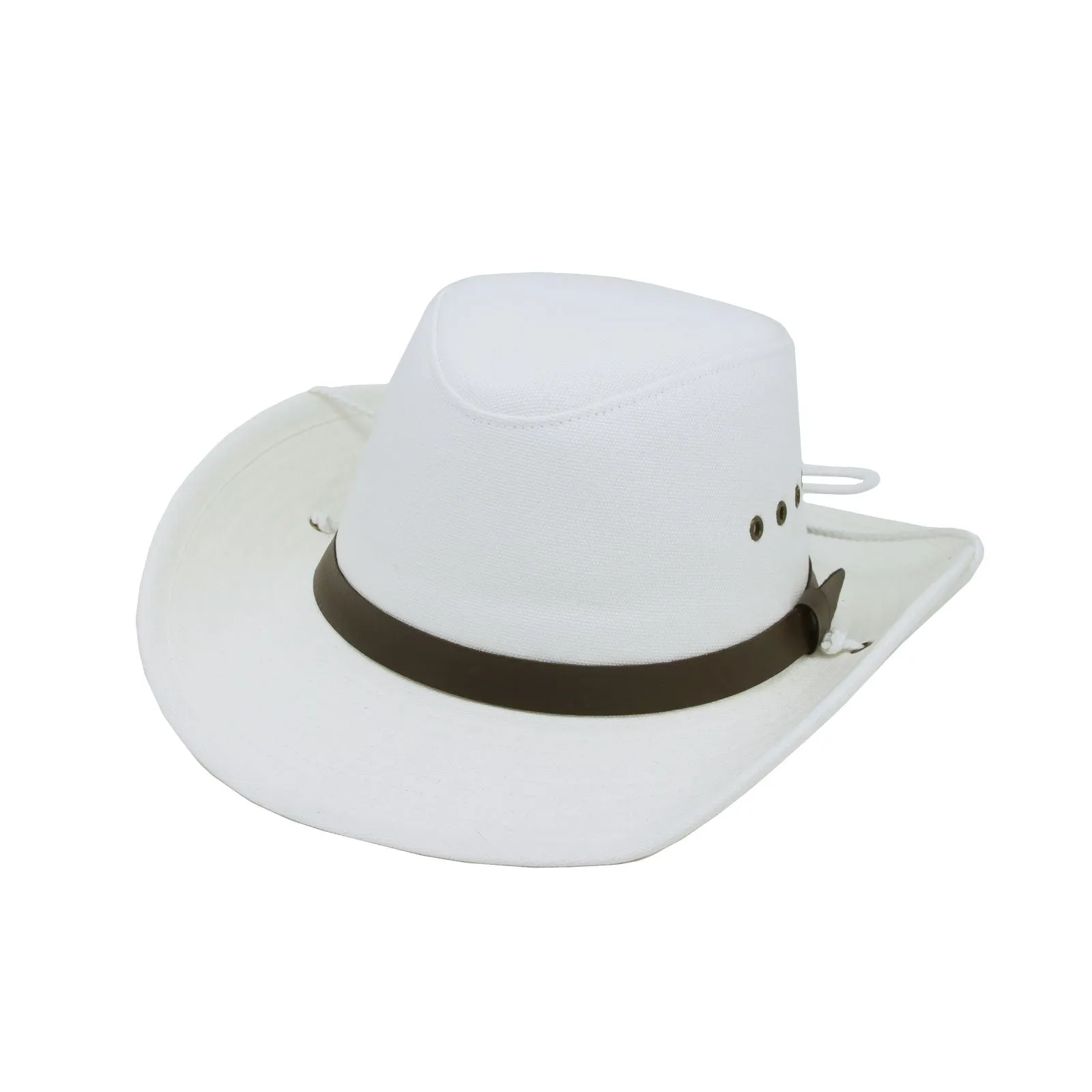 Cotton Western Cowboy Banded Hat Indiana Jones Sun Cap CD61165