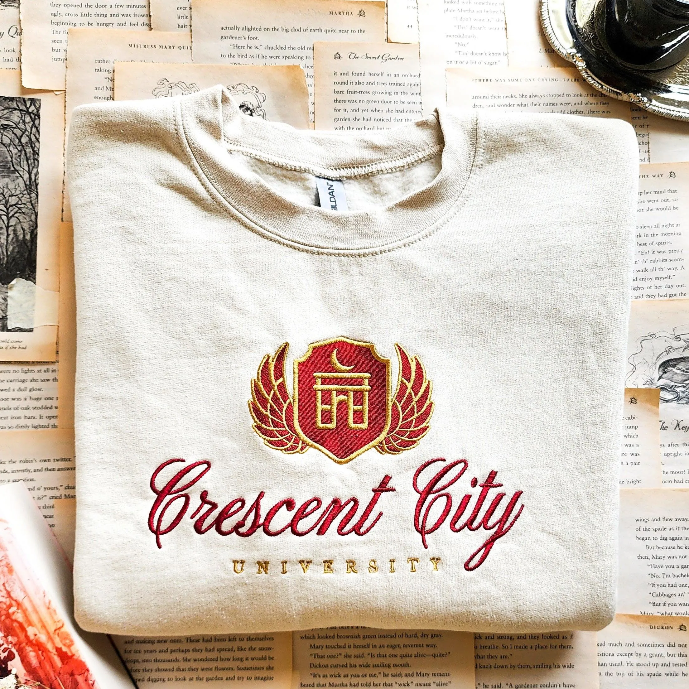 Crescent City University Embroidered Sweatshirt